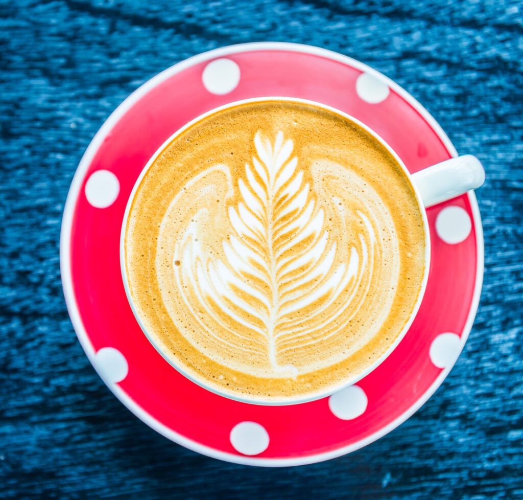 Crafting the Rosetta latte art
